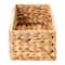 Household Essentials Water Hyacinth Rectangular Storage Basket